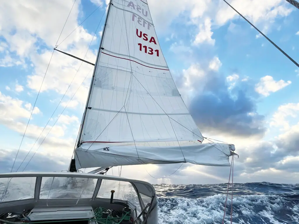 Double Reefed in Gulf Stream