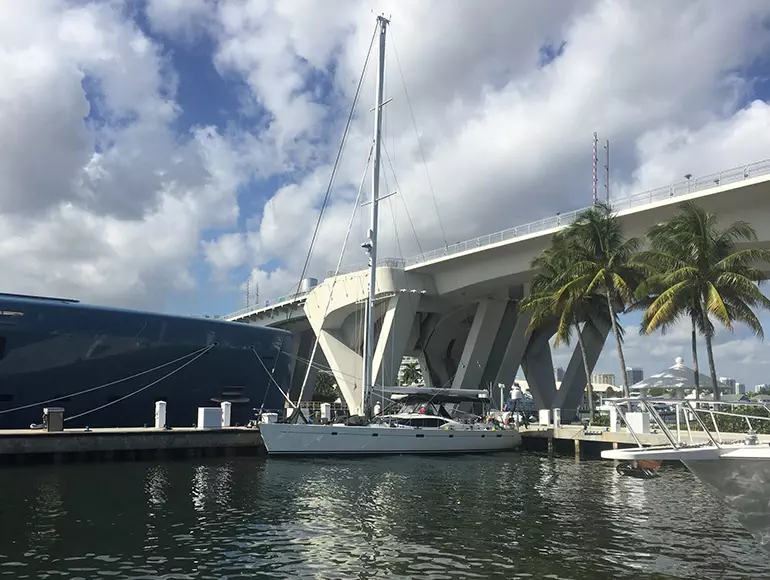 Matawai, Oyster 655, arrived in Fort Lauderdale